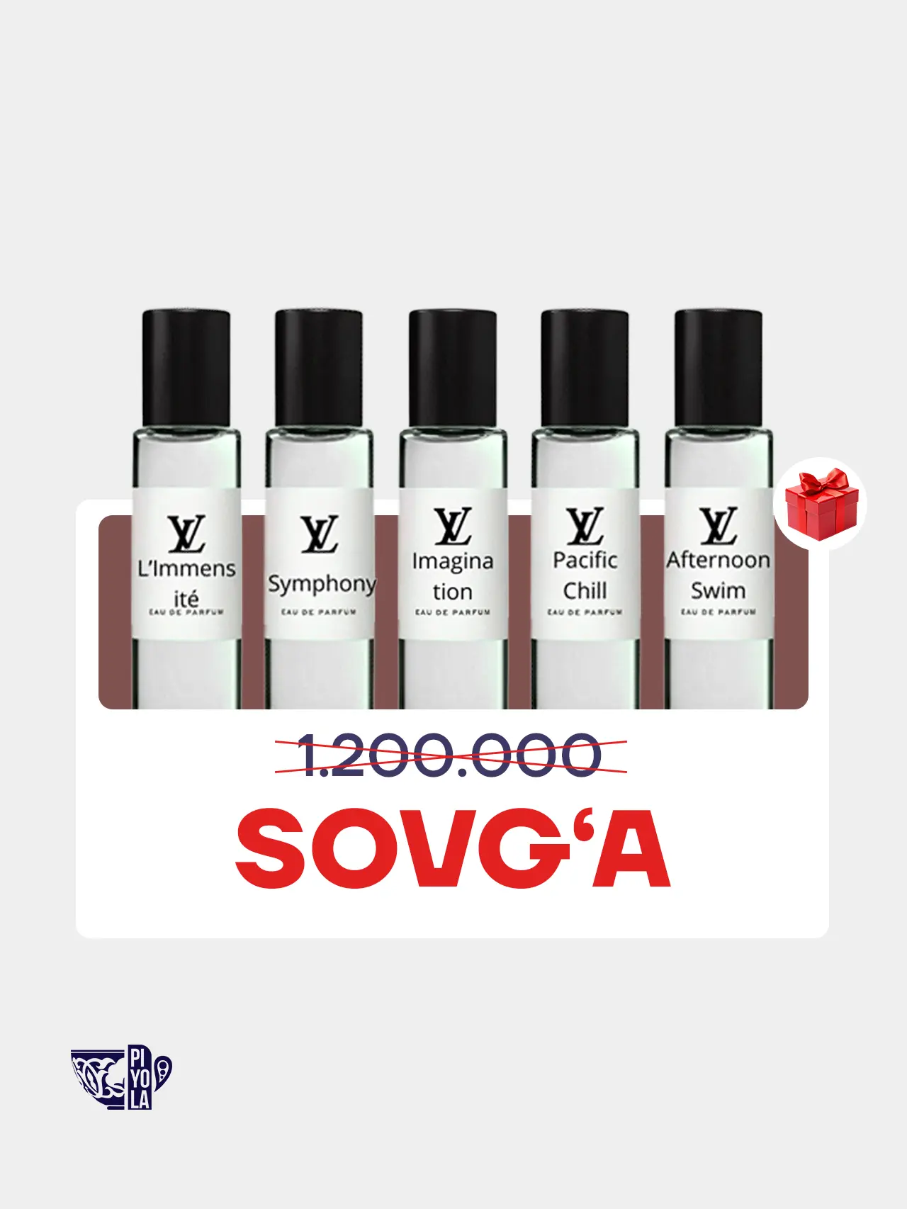 La Bomba Carolina Herrera for women 80ml Premium Sifat + Bonus 🎁 5ta Louis Vuittondan podarochniy nabor — 3